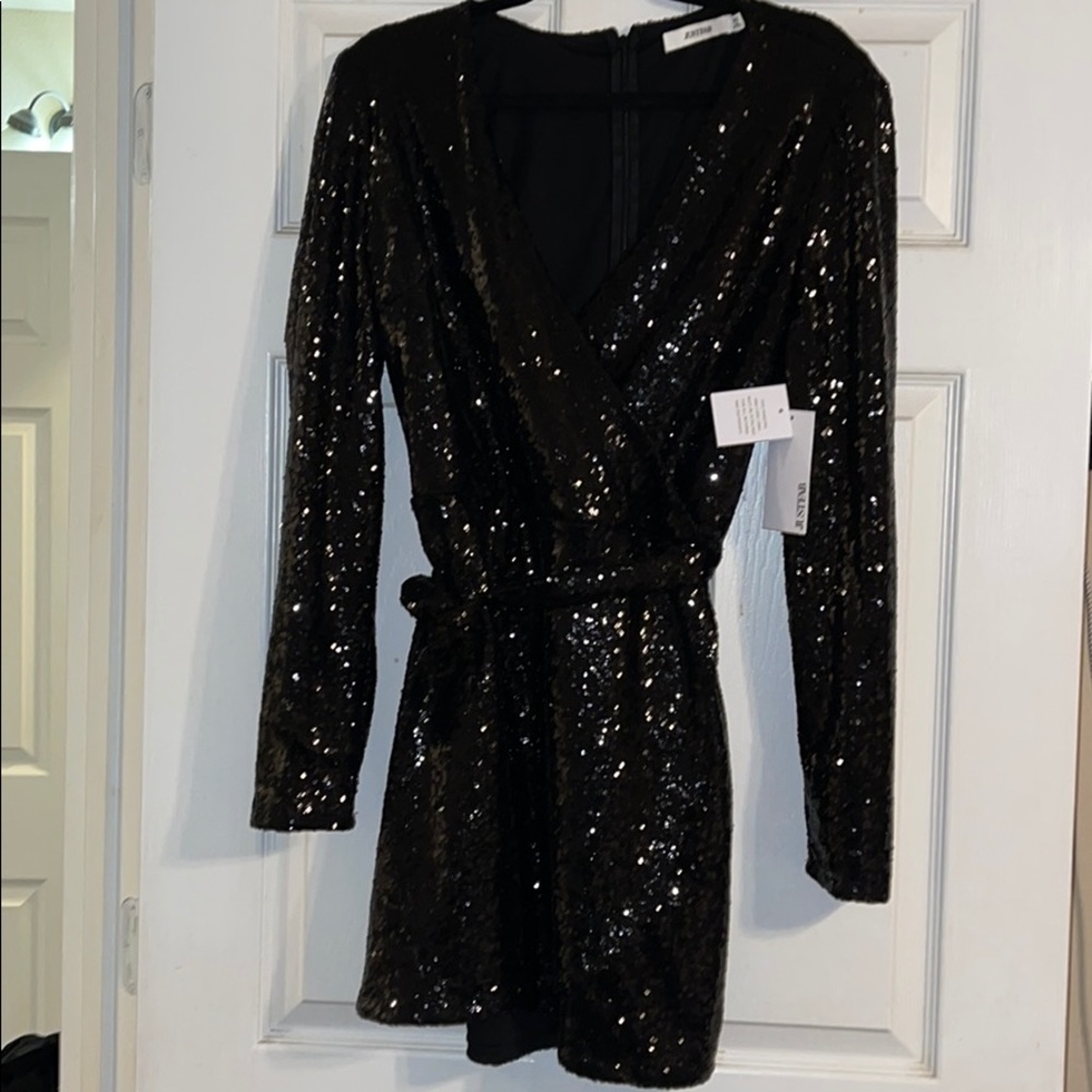 NWT XXL Sequin Wrap Dress
